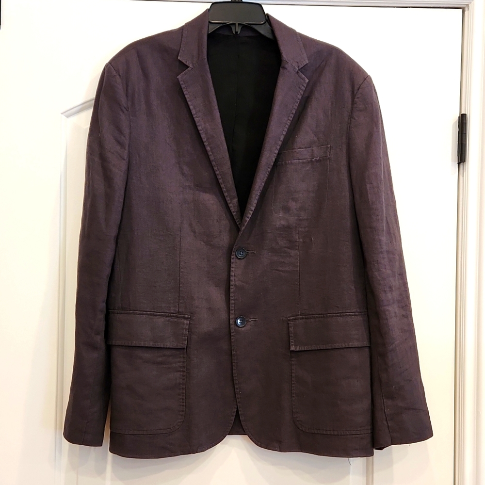 Kenneth Cole Linen Jacket Blazer size L 42